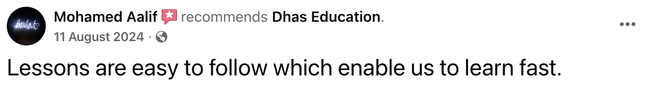 Student Review